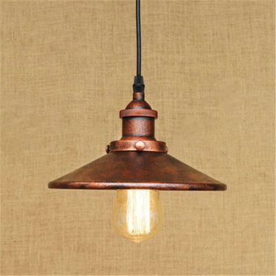 

Baycheer HL486953 Industrial Style 1-Light Hanging Pendant Lamp with Flared Cement Shade