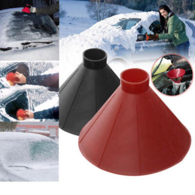 

Car Windshield Ice Scraper Tool Cone Shaped Outdoor Round Funnel Remover Snow