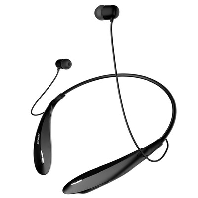 

LEIMAI LM-E1 Спортивная Bluetooth-гарнитура 4.0 Двойной наушник с беспроводным телефоном в ухе Запуск гарнитуры Черный