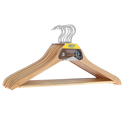 

Pretty world coat hangers solid wood hangers suits wood drying racks slip wooden wood color pants pants wide shoulders without drying clothes hangers wood clothes support 10 Pack QTX8332