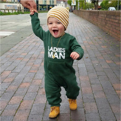 

Newborn Baby Kids Infant Boy Ladies Man Romper Jumpsuit Bodysuit Outfits Clothes