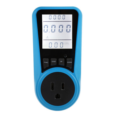 

Digital Power Meter Energy Meter Plug-in Socket Electric Monitor Meter LCD Socket Household Measuring Socket Analyzer