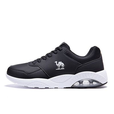 

Camel CAMEL sneakers men&women lightweight breathable running shoes lovers shoes cushioning cushion running shoes A83318640 female models black leather 40