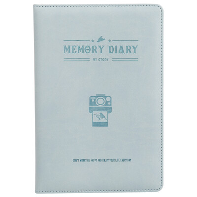 

Morning light M & G APYH8970 fashion A5 leather leather noodle notebook 12 pages sky blue