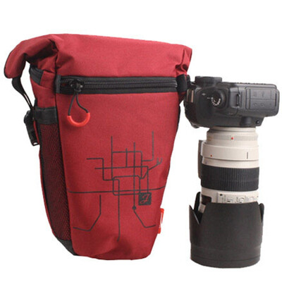 

Genovese jenova 21123 camera bag camera bag shoulder bag SLR triangle bag 70-200 hang bag grab red