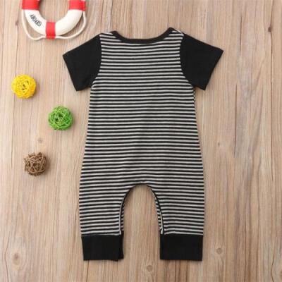 

Newborn Baby Girl Boy Short Sleeve Romper Jumpsuit Bodysuit One-pieces Clothes