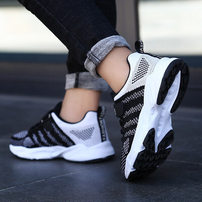 

Brand Children Shoes Air Cushion Damping Boys Girls Casual Sneakers Sports Running Shoes Soft Bottom Kids Shoes Black Red
