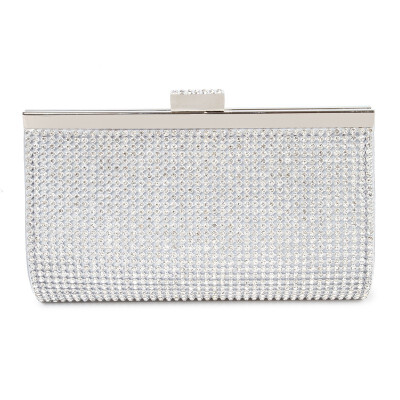 

Luxury Crystal Diamond-Encrusted Shell Wallet Evening Bag