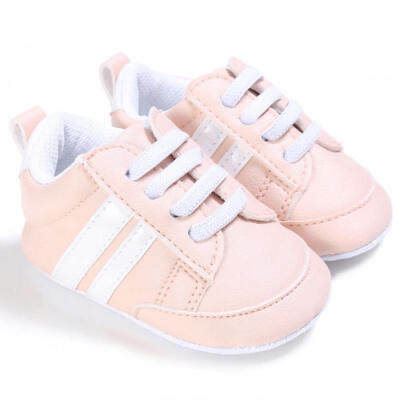 

Baby Kid Crib Sport Shoes Unisex Infant Lace Up Soft Sole Casual Shoes 0-18