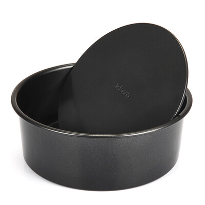 

Jie Kai Nuo black non-stick layer 8-inch live cake mold chiffon cake baking mold baking tools carbon steel