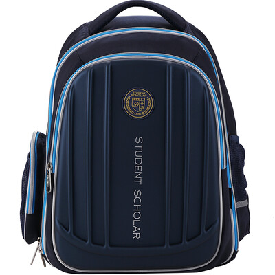 

Effective deli 8686 EVA anti-splashing fabric primary&secondary students large-capacity bag reflective design light weight loss dark blue