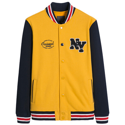 

Semir (Semir) NYC куртки мужчины мужчины хит цвет сшивание письма вышитые патч бейсбол куртки пальто 10315081006 китайский красный L