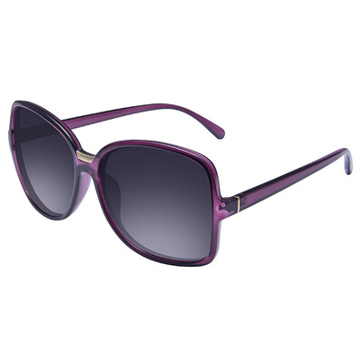 

Wei Gu&39s VEGOOS 9096 female models large glasses frame face polished sunglasses sunglasses women driving mirror transparent goddess purple frame progressive gray