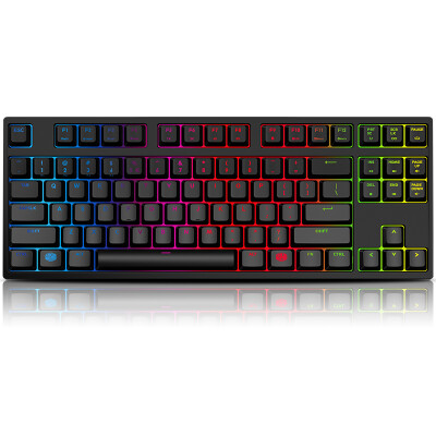 

CoolerMaster Flame Gun MasterKeys Pro S RGB87 Full Color Backplane Механическая игра Клавиатура Черный чайный вал