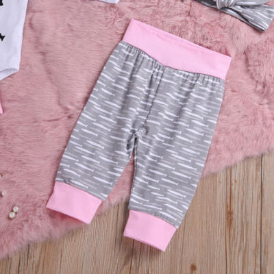 

UK Seller Newborn Infant Baby Girls Romper Clothes Outfit Set Playsuits Jumpsuit