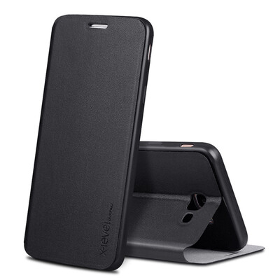 

X-Level Phone Case For Huawei Nova 3iNova 2iMaimang 6P9 Luxury Slim Flip PU Leather Concise Full cover protection