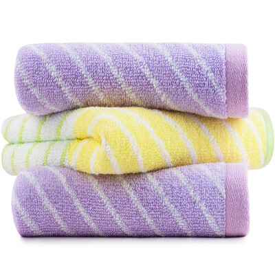 

Sanli cotton twill color bar towel 34 × 72cm soft absorbent face wash towel mixed with 3 installed