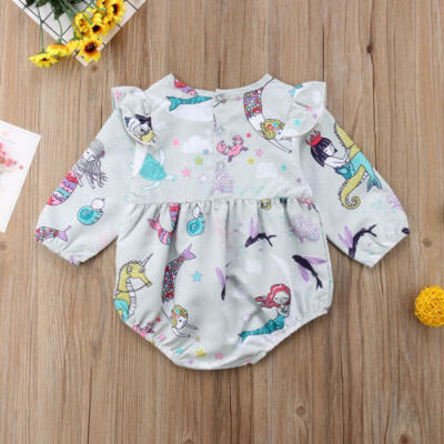 

Cute Outfits Newborn Toddler Infant Baby Boy Girl Clothes Long Sleeves Clothes