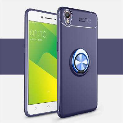 

Fivice OPPO A37 case TPU metal ring shell magnetic bracket soft shell