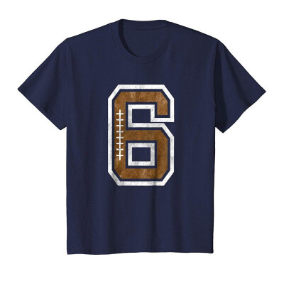 

Cool 6th Birthday FootBall Gift T-Shirt Christmas Gift Tee