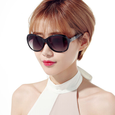 

Parim sunglasses female polarized driving glasses shade sunglasses female 1102 bright black box - gray progressive color film