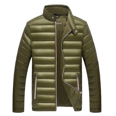 

Antarctic men 90 white duck down business business collar warm down jacket Y1601 military color