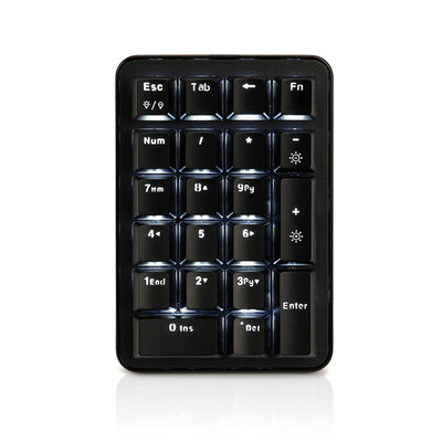 

Ajazz AK21 Wired Game Mechanical Single-hand 21-key Green Axis Mini Keyboard Keypad Detachable Keycap Type-C USB Port for Gaming W