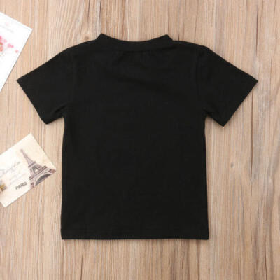 

2018 Baby Boy Girls Casual Cotton T Shirt Clothes Toddlers Kids T-shirt Tops