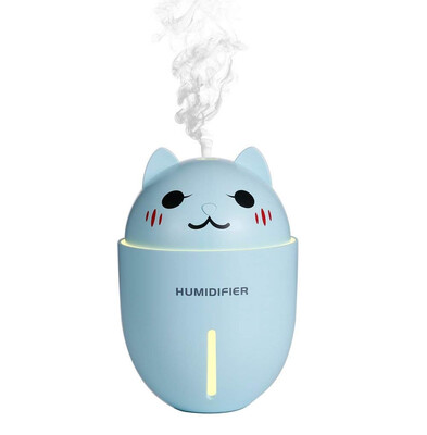 

Mini Air Humidifier Cool Mist Humidifier Portable mini Humidifiers with Light&USB Fan Humidifiers for Bedroom Desk Office