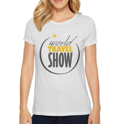 

Melinda World Travel Day Product Women White Tshirts Cotton Lovely T-Shirts