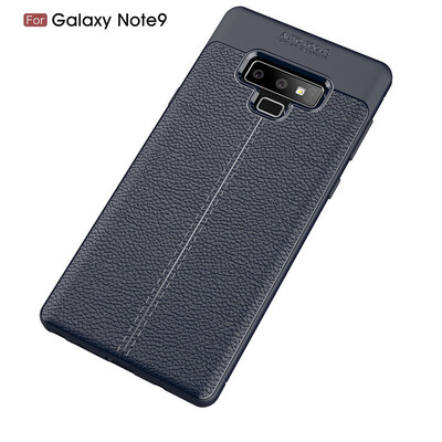 

Fivice Samsung Galaxy Note 9 case Luxury leather TPU silicone anti-fall soft shell phone case