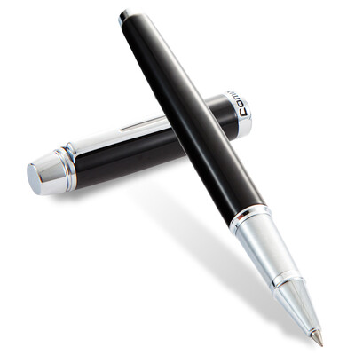 

Hearts COMIX RP6201 Lanos Series Metal Pearl Pen Gel Ink Pen Signature Pen Black
