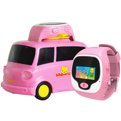 

Youbie ubbie early education story magic watch car version mobile charge external expansion speaker car base can learn to call the location of the 3-year-old children&39s phone watch pink