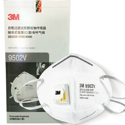 

3M 9502v headband anti-fog PM25 dust masks 25 men&women