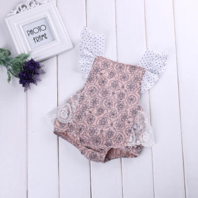 

Cute Newborn Baby Girls Floral Romper Bodysuit Jumpsuit Outfits Sunsuit Costume
