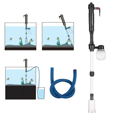 

Electric Aquarium Fish Tank Water Changer Sand Washer Vacuum Siphon Operated Gravel Cleaner Aquarium Cleaning Tool