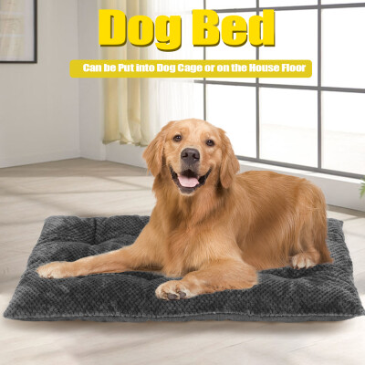 

Dog Bed Memory Foam Luxury Large Thick Pet Mat Warm Cover for 36 inch Dog Cage House Floor