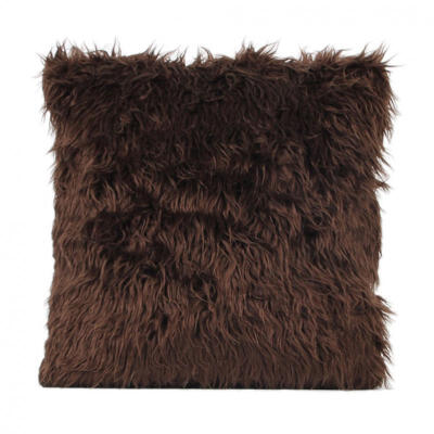 

18" Fur Plush Throw Pillow Case Home Decor Sofa Cushion Case Cover US STOCK