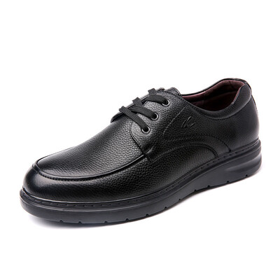 

Camel Active (Casel Active) Shallow Round Headband Pure Color Simple Daily Casual Shoes Embossed Lightweight Men's Shoes Black 40
