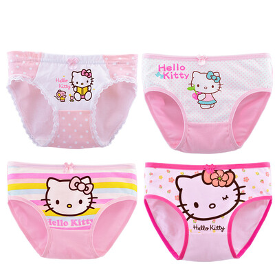 

Hello Kitty (HELLO KITTY) 4 children's underwear girls cotton underwear KTN024 140/70