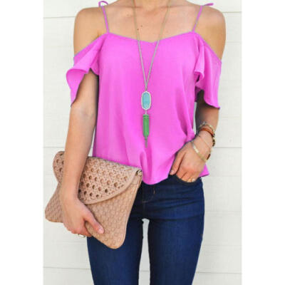 

Women Summer Short Sleeve Loose Top Blouse Ladies Casual Tops T-Shirt Plus Size