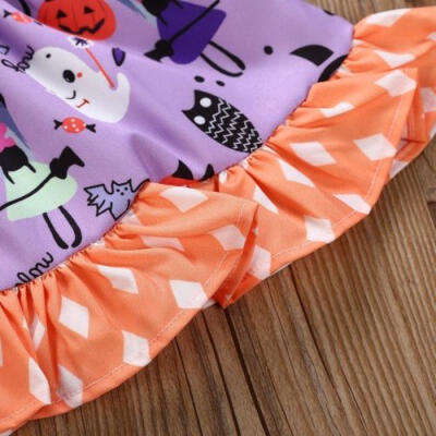 

Toddler Infant Baby Girls Sleeveless Halloween Dress Dresses Outfit Clothes New