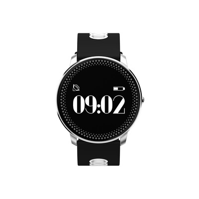 

096" Smart Sports Watch NRF51822 CPU Silicone Band IP68 Water-Proof Casual Wristwatch BT40 Pedometer Sleep Monitor Alarm for IOS