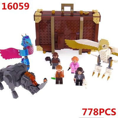 

Lepin 16059 Legoing 75952 Newts Case of Magical Creatrues Set Fantastic Beasts Kids Toys Christmas Gifts