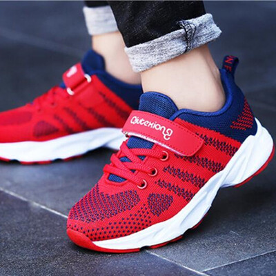 

Brand Children Shoes Air Cushion Damping Boys Girls Casual Sneakers Sports Running Shoes Soft Bottom Kids Shoes Black Red