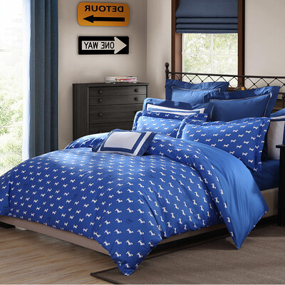 

Meng Jie home textiles produced MEE bedding sets cotton printing four-piece cotton bed cover quilts nobility Wang Lan 15 meters bed 200 230cm
