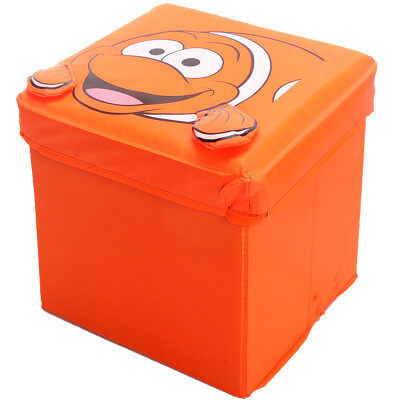 

Jingdong supermarket] space superior products super Meng creative car modeling clothing toys storage stool large storage box a 45L police car