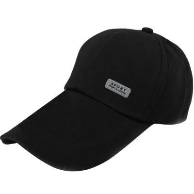 

【Jingdong Supermarket】 Meng Si Ke (MSEK) MMZ13289 Men's Lady Korean version of the ducks climbing fishing hat to extend the hat along the baseball cap black