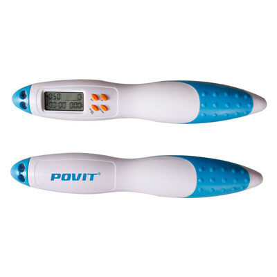 

Pu special special POVIT professional calorie new electronic counting multi-purpose rope skipping adult weight loss professional children fitness students in the test blue&white P-1118