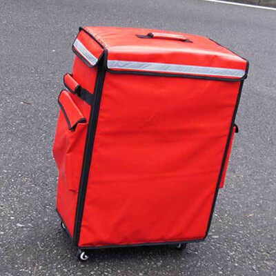 

1680D extra large bags insulation package ice pack delivery lunch box backpack suitcase travel lunch bag Universal wheel luggage